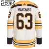 Lapsille NHL Boston Bruins Pelipaita 100th Anniversary Brad Marchand Adidas 2023-24 Cream Authentic